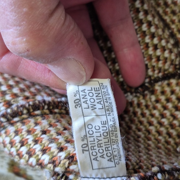 Vintage Cabincore Grandpa Cardigan Sweater Coat, Size L - Picture 9 of 10